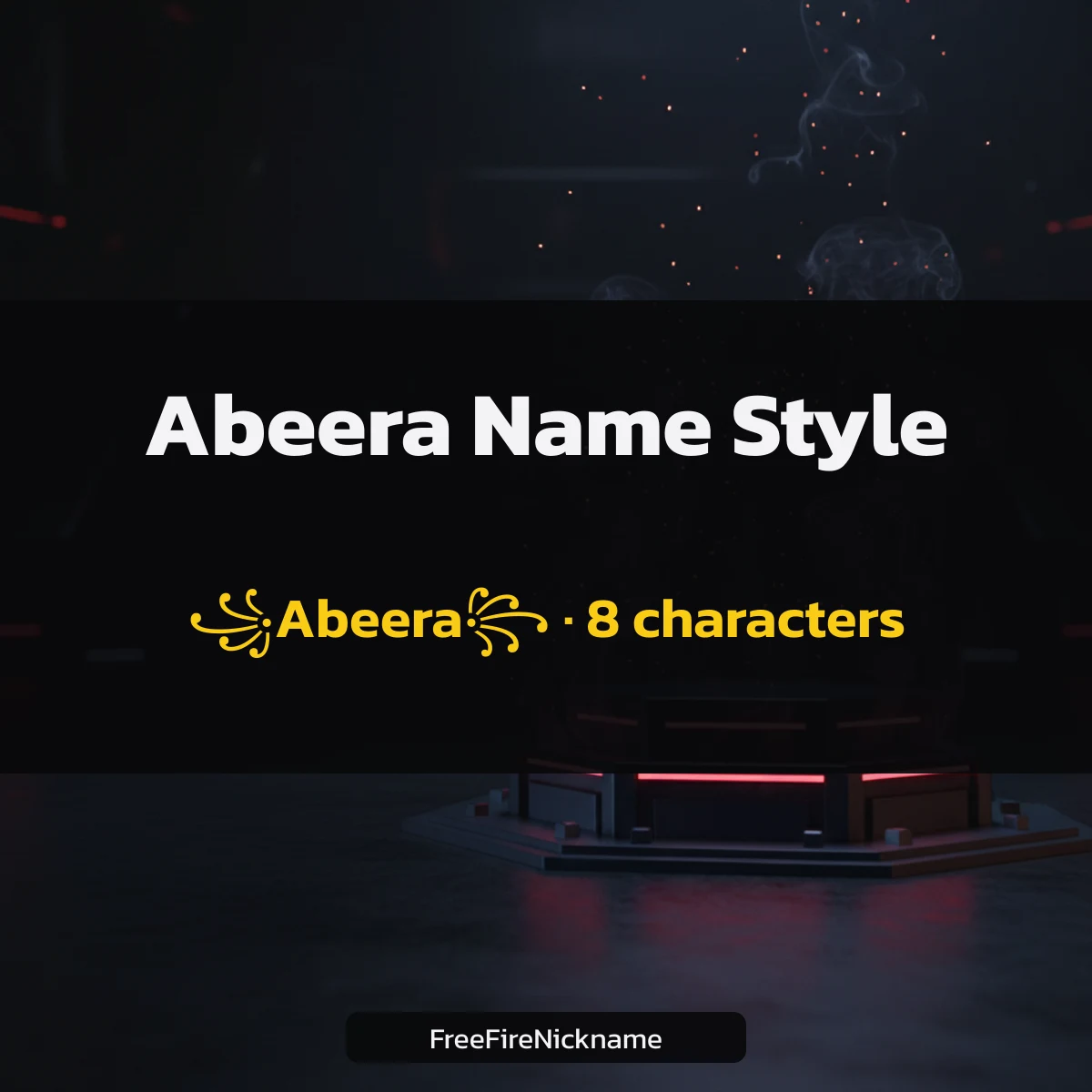 Abeera name style for Free Fire